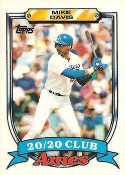 1989 Topps Ames 20/20 Club #12 Mike Davis Front