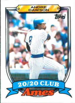 1989 Topps Ames 20/20 Club #13 Andre Dawson Front