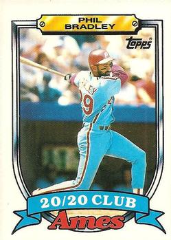 1989 Topps Ames 20/20 Club #6 Phil Bradley Front