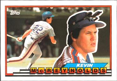 1989 Topps Big #116 Kevin McReynolds Front