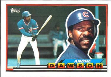 1989 Topps Big #120 Andre Dawson Front