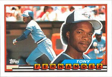 1989 Topps Big #157 Tony Fernandez Front