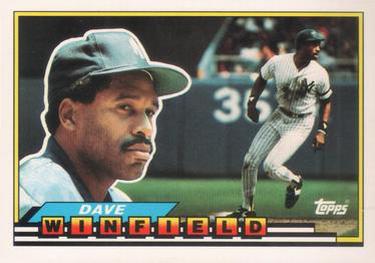 1989 Topps Big #314 Dave Winfield Front