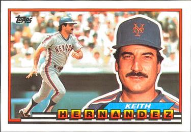 1989 Topps Big #185 Keith Hernandez Front
