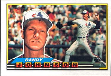 1989 Topps Big #287 Randy Johnson Front