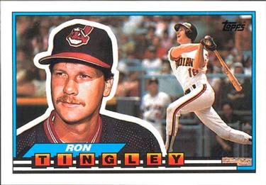 1989 Topps Big #37 Ron Tingley Front