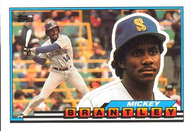 1989 Topps Big #38 Mickey Brantley Front