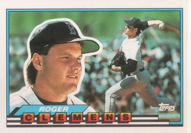 1989 Topps Big #42 Roger Clemens Front