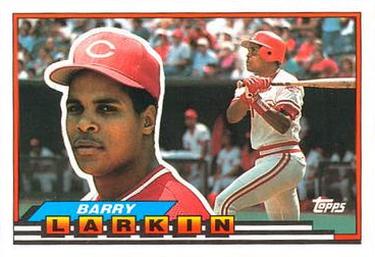 1989 Topps Big #199 Barry Larkin Front