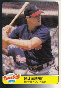 1990 Fleer Baseball MVPs #28 Dale Murphy Front