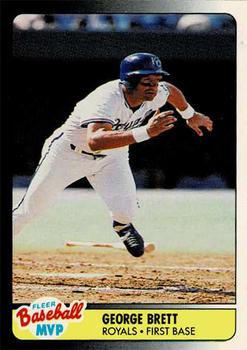 1990 Fleer Baseball MVPs #5 George Brett Front