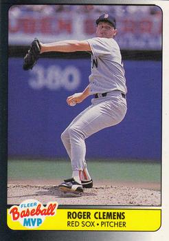 1990 Fleer Baseball MVPs #8 Roger Clemens Front