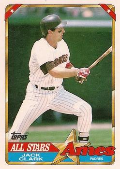 1990 Topps Ames All-Stars #12 Jack Clark Front