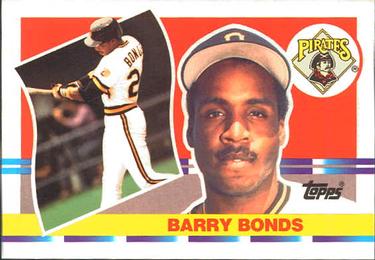 1990 Topps Big #128 Barry Bonds Front