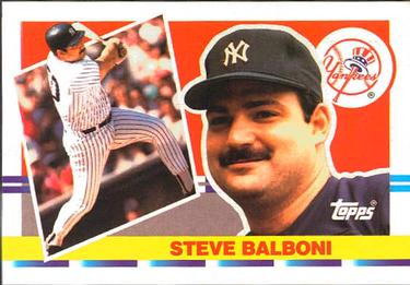 1990 Topps Big #160 Steve Balboni Front