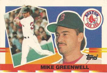 1990 Topps Big #61 Mike Greenwell Front