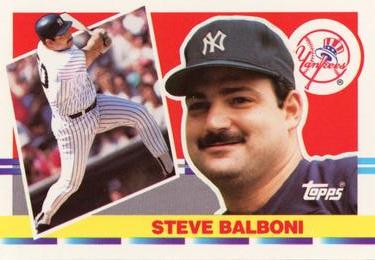 1990 Topps Big #160 Steve Balboni Front