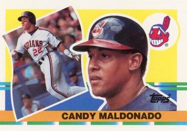 1990 Topps Big #248 Candy Maldonado Front