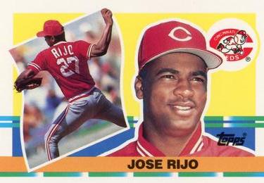 1990 Topps Big #257 Jose Rijo Front