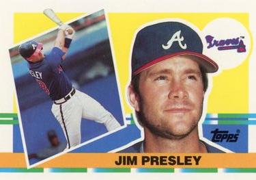 1990 Topps Big #304 Jim Presley Front