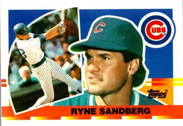 1990 Topps Big #75 Ryne Sandberg Front