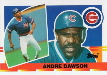 1990 Topps Big #91 Andre Dawson Front