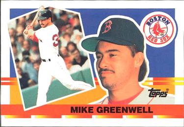 1990 Topps Big #61 Mike Greenwell Front