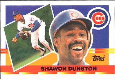 1990 Topps Big #62 Shawon Dunston Front