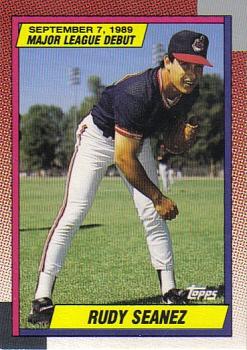1990 Topps Major League Debut 1989 #114 Rudy Seanez Front