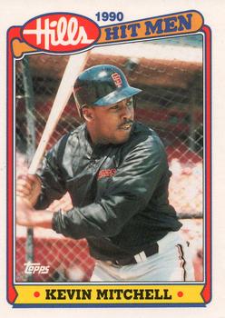 1990 Topps Hills Hit Men #5 Kevin Mitchell Front