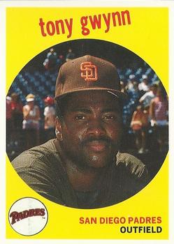 1989 Baseball Cards Magazine '59 Topps Replicas #27 Tony Gwynn Front