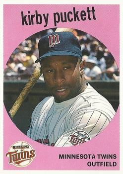 1989 Baseball Cards Magazine '59 Topps Replicas #31 Kirby Puckett Front