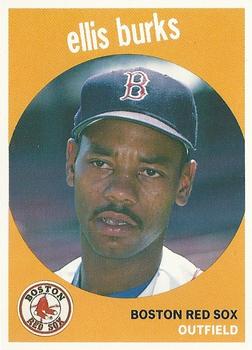 1989 Baseball Cards Magazine '59 Topps Replicas #34 Ellis Burks Front