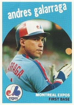 1989 Baseball Cards Magazine '59 Topps Replicas #3 Andres Galarraga Front