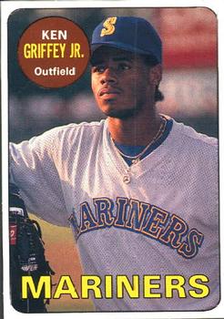 1990 Baseball Cards Magazine '69 Topps Repli-Cards #37 Ken Griffey Jr. Front
