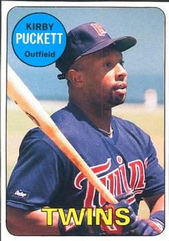 1990 Baseball Cards Magazine '69 Topps Repli-Cards #38 Kirby Puckett Front