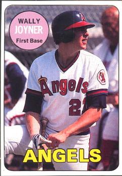 1990 Baseball Cards Magazine '69 Topps Repli-Cards #45 Wally Joyner Front
