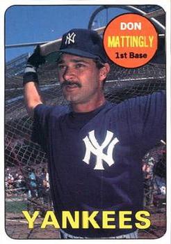 1990 Baseball Cards Magazine '69 Topps Repli-Cards #55 Don Mattingly Front