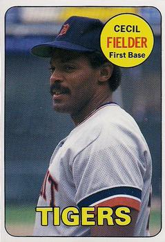 1990 Baseball Cards Magazine '69 Topps Repli-Cards #61 Cecil Fielder Front