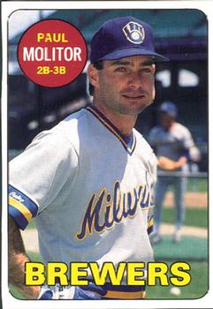 1990 Baseball Cards Magazine '69 Topps Repli-Cards #66 Paul Molitor Front