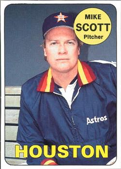 1990 Baseball Cards Magazine '69 Topps Repli-Cards #7 Mike Scott Front
