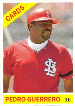1991 Baseball Cards Magazine '66 Topps Replicas #34 Pedro Guerrero Front