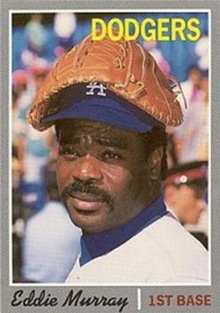 1992 Baseball Cards Magazine '70 Topps Replicas #1 Eddie Murray Front