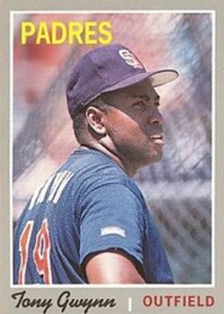 1992 Baseball Cards Magazine '70 Topps Replicas #25 Tony Gwynn Front