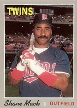 1992 Baseball Cards Magazine '70 Topps Replicas #30 Shane Mack Front