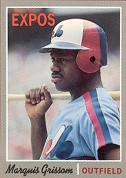 1992 Baseball Cards Magazine '70 Topps Replicas #72 Marquis Grissom Front
