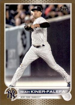 2022 Topps Update - Gold #US119 Isiah Kiner-Falefa Front