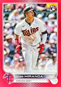 2022 Topps Update - Mother's Day Hot Pink #US120 Jose Miranda Front