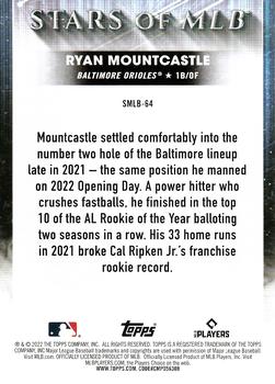 2022 Topps Update - Stars of MLB #SMLB-64 Ryan Mountcastle Back