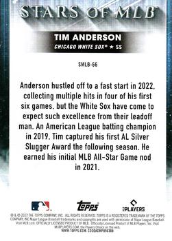 2022 Topps Update - Stars of MLB #SMLB-66 Tim Anderson Back